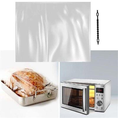 10/20pcs Turkey Bag Oven Roasting Bags Baking Sleeve Slow