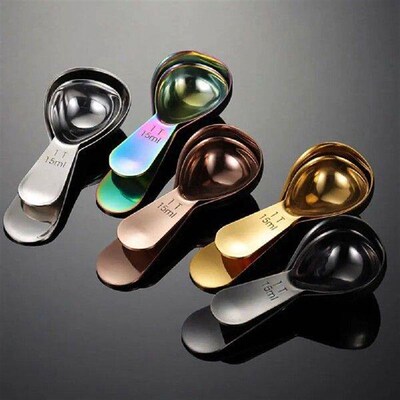 Metal Measuring Spoon Multifunction Coffee Scoop Stainless