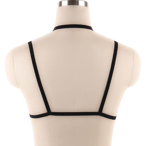 Bandage Lingerie Hollow Out Bra Elastic Cage Bra 绑带文胸