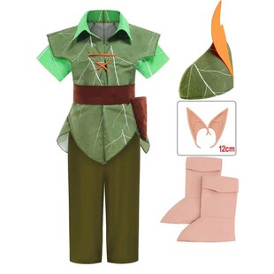 Kids Party Boys Pan Costume Carnival Cosplay Peter Anime