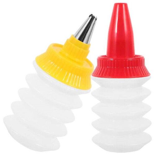 2 Pcs Framed Vase Cookie Decorating Bottle Icing Come Kit