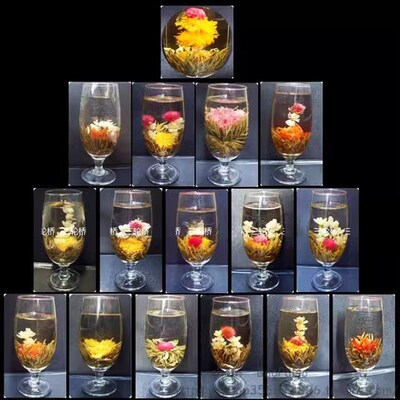 10pcs Art Flowers tea blooming tea 10 kinds of bloom flower