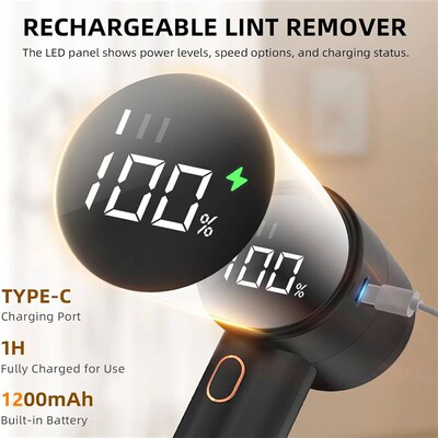 Fabric Shaver, Lint Remover Rechargeable, Electric Portable