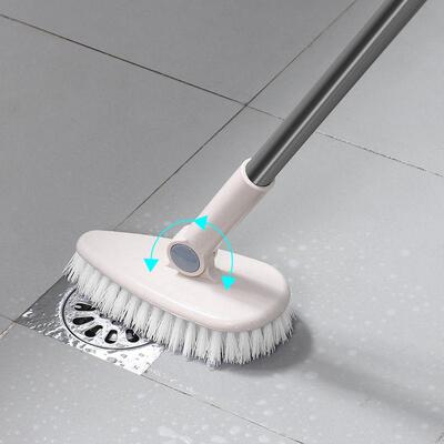 bathroom long handle brush tile floor cleaning broom mop