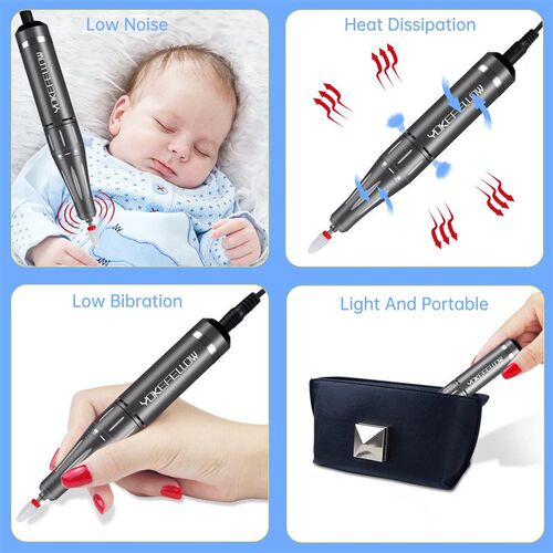 Professional Portable 35000RPM Electric Nail Drill Pen With