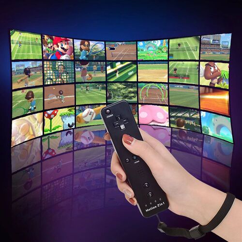 For Nintendo Wii Joystick 2 in 1 Wireless Remote Gamepad Con