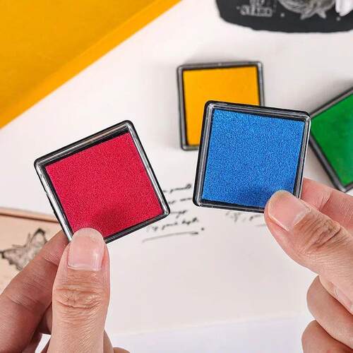 15 Colors Cute Inkpad Craft Oil Based DIY Ink Pads for Rubbe