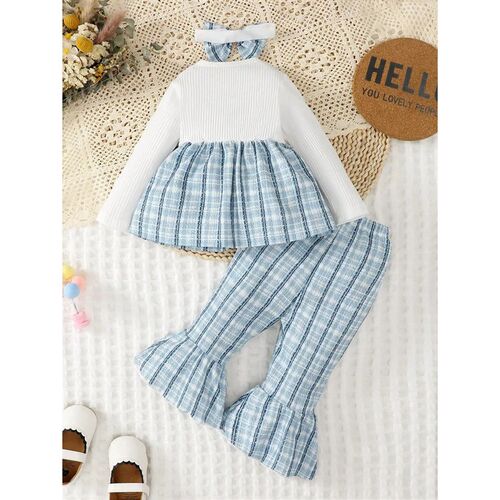 0-2 Fashionable Baby Girl Cute Romantic White Pit Strip Spli