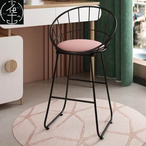 Luxury bar chairs and high-stool clothing store photo shoot