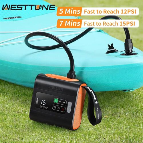 WESTTUNE Outdoor Wireless Air Pump Travel Vacuum Pump with I