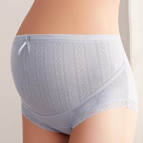 3 Colors Plus Size Cotton Pregnant Shorts High Waist Briefs