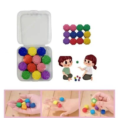 12-5pc Traditional Korean Tossing Game Gonggi Jack Stone Peb
