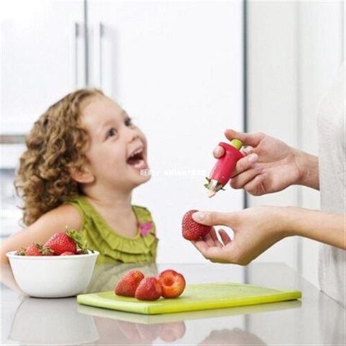 accessories red strawberry huller strawberry top lea