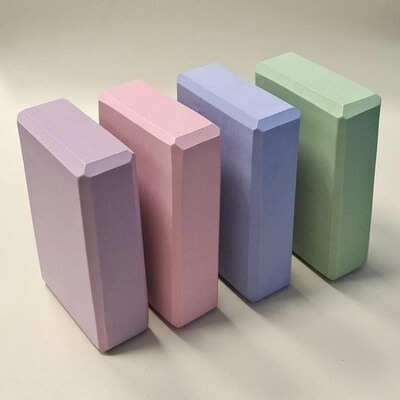 Yoga Blocks Bricks Foaming Foam Home Exercise Fitness