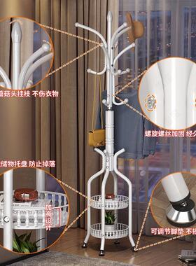 Big coat rack stand clothes holder hat hanger wooden cloth