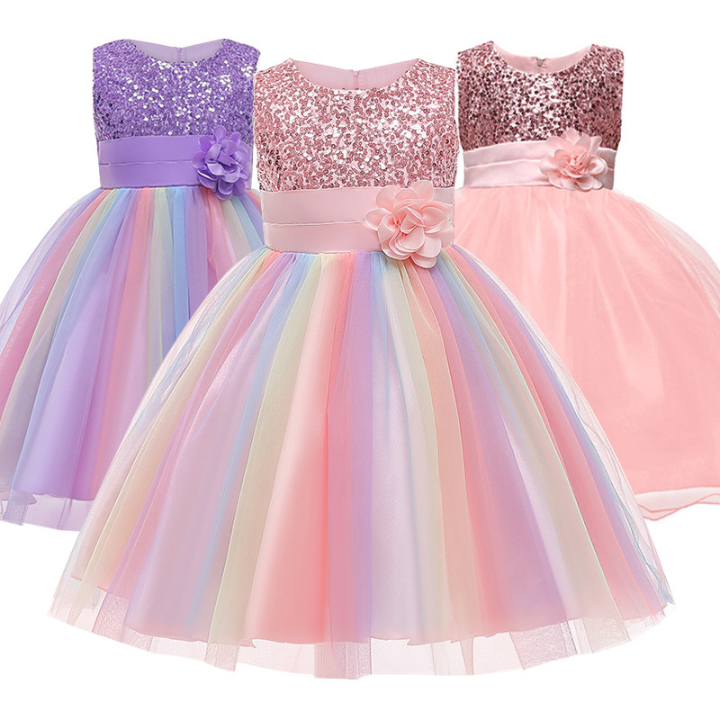 2021 Girls Dresses For Birthday Baby Girl 3-10 yrs Christmas图片
