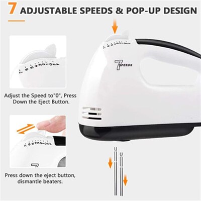 Electric Hand Mixer Food Beaters Kitchen Whipping Mixing