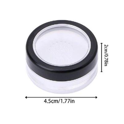 10g Plastic Loose Powder Jar Powder Puff Boxes Empty Cosmeti