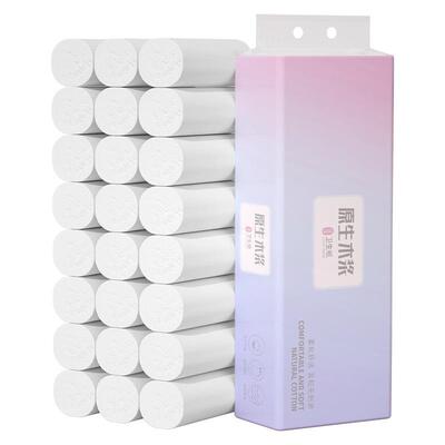 14 Rolls Coreless 4 Layers Toilet Paper Towel Tissue Roll