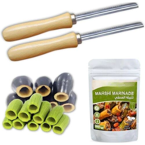 2 Pcs Corer Zucchini Squash Vegetable Stainless Kosa Excavat
