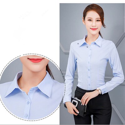 Women Cotton Shirts Woman White Shirt Women Long Sleeve Shir
