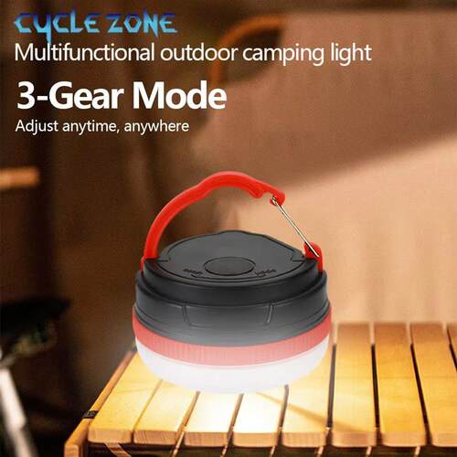 Portable Camping Light with Magnet Base 3 Lighting Modes Eme