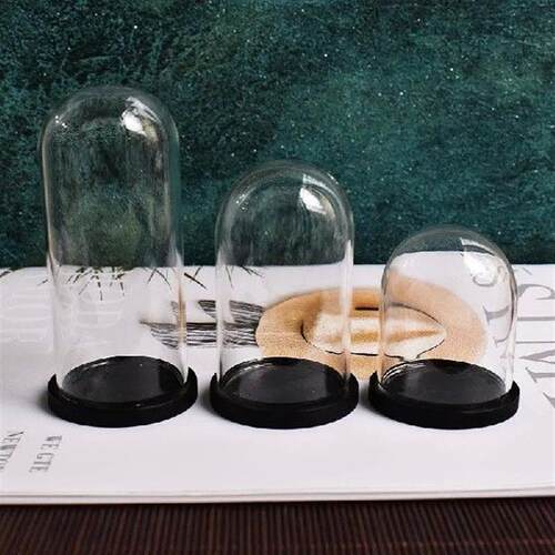 100pcs Glass Jars Bottle Decoration Bottle With Wooden Base