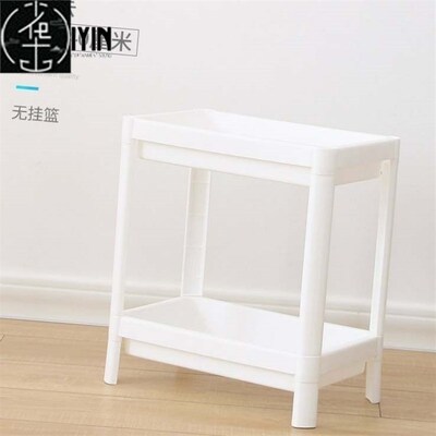 Bathroom shelf, floor-mounted plastic toilet, multi-storey