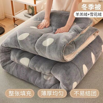 Thicken Flannel Comforter Duvet Quilt Blanket single/double