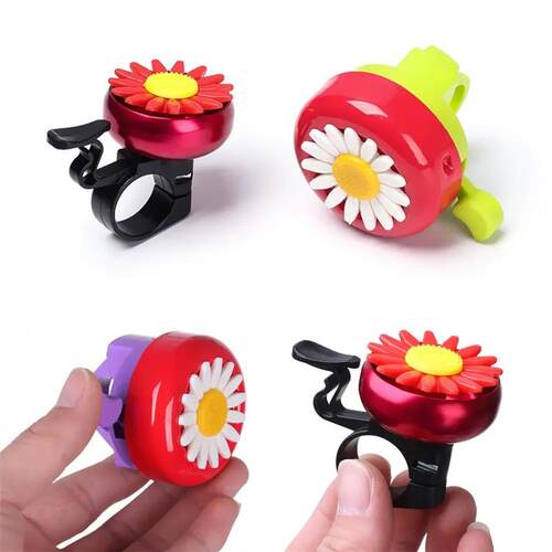 Kids Funny Bicycle Bell Horns Bike Daisy Flower Children Gir