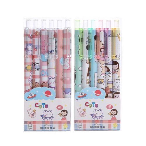 Boxed press pen ins high color value press gel pen cute offi