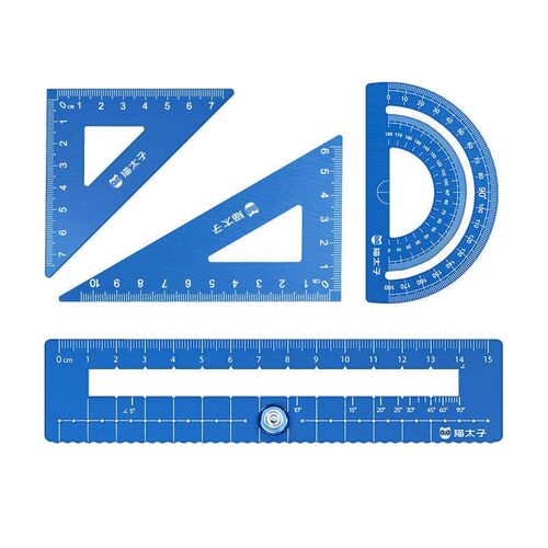 Cat Prince Aluminum Alloy versal Set Ruler Small troangle Ru
