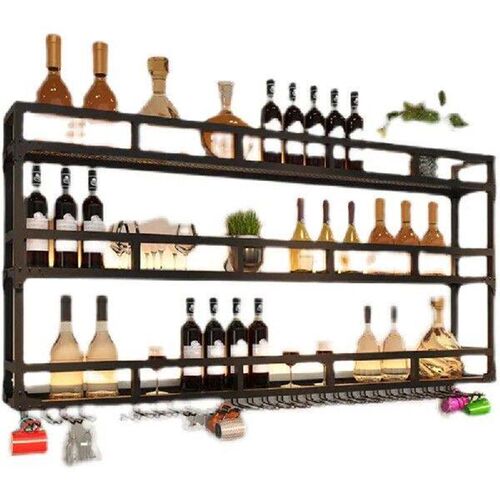 Nordic creative wine rack wall hanging wine cabinet bar