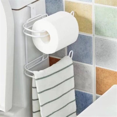 Toilet Tissue Paper Holder Shelf Bathroom kitchen Towel Roll