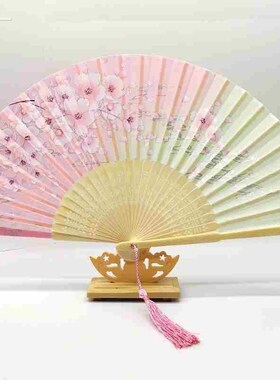 Bamboo Fold Hand Fans Wedding Chinese Fan Children China Ant