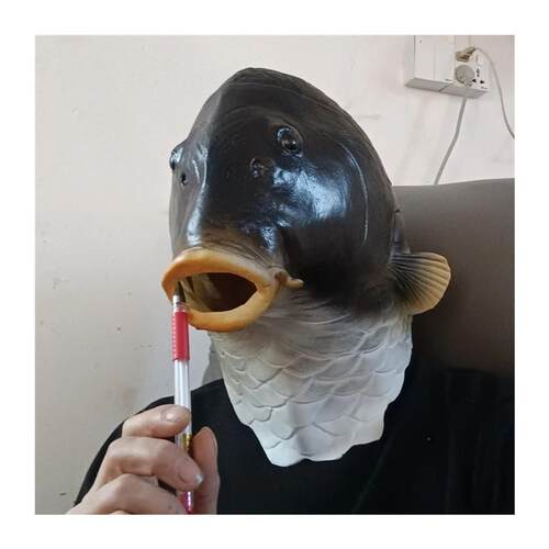 Realistic Fish Mask Latex Masks Animal Head Mask Halloween