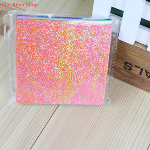 50pcs/set Square Origami Paper Single Side Shining Folding S