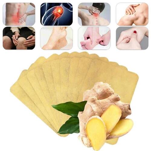 50pcs/Lot Ginger Neck Back Pain Plaster Patch Body Warmer
