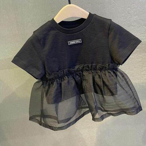 Girls Summer Shortsleeved Tshirt Bby Stylish Childrens P