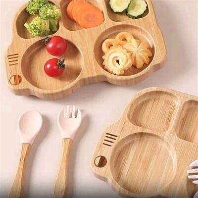 Baby Dinnerware Plates Dinnerware Plate Newborn Bamboo