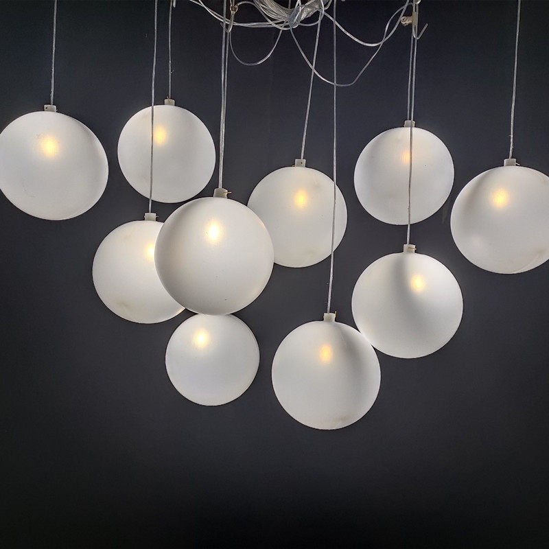 婚庆吊顶装饰灯创意奶白球泡吊串圆球灯婚礼舞台布置商场橱窗美陈,节庆用品/礼品,装饰灯,淘宝优惠券,粉丝福利购,淘宝优惠卷