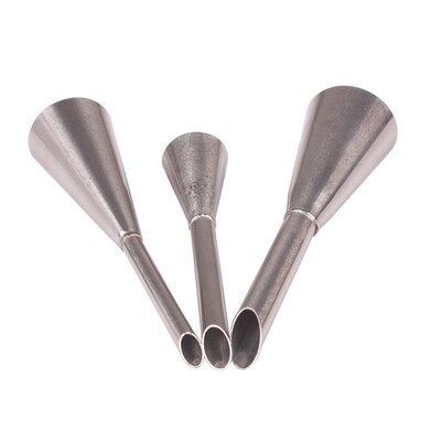 Puff Cream Piping Nozzle Tips Cupcake Injection 泡芙奶油裱花