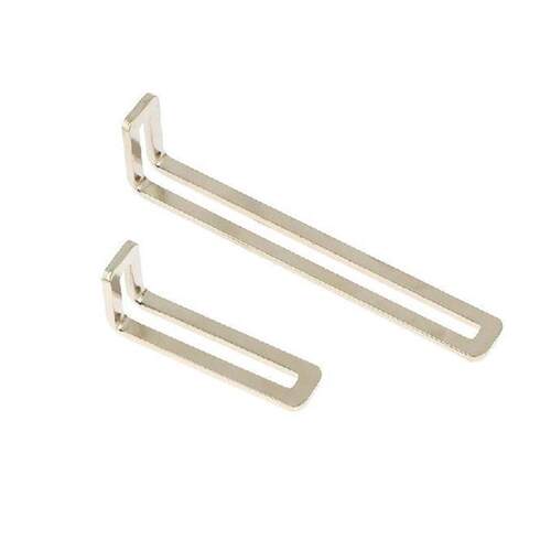 Nickelplated Corner Bracket Adjustable 90 Degree LShaped
