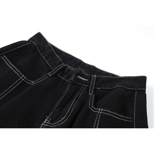 Baggy Jeans Women Cargo Pants Vintage High Waist Sreetwear D