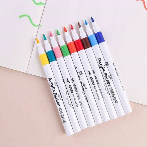 12/24/36/48/60 Colors Acrylic marker pen Soft Bristled Pen T