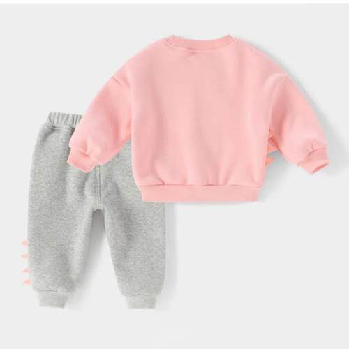 New Spring Autumn Baby Girls Clothes Suit Children Cute T-Sh