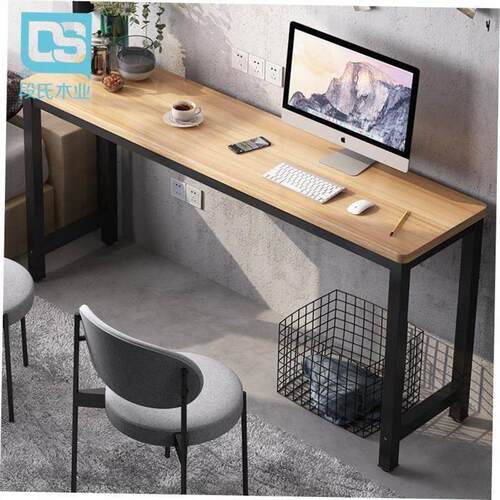 Simple bedroom long computer desk study writing bar table