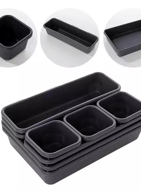 8pcs/set Home Drawer Organizer Box Trays Storage Office Box