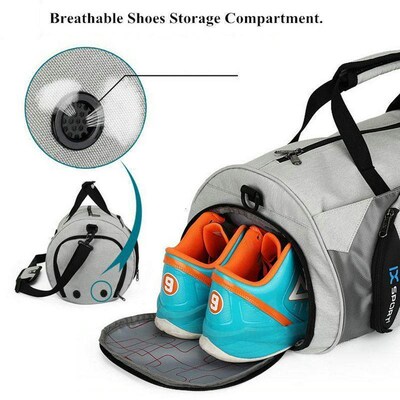 Men Gym Bags For Fitness Training Outdoor Travel Sport Bag M