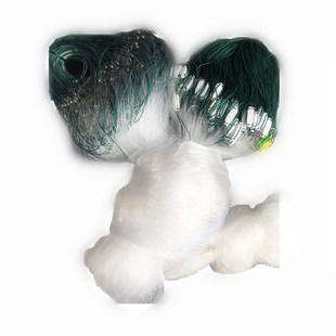 三层白条餐条专用小鱼网粘网丝网沉网浮网100米鱼网大全捕鱼